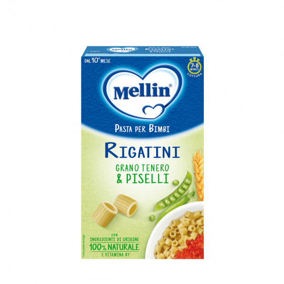 MELLIN RIGATINI CON GRANO TENERO E PISELLI