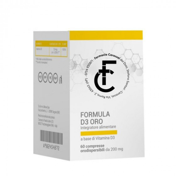 Formula D3 Oro 60 cpr orodispersibili da 200 mg