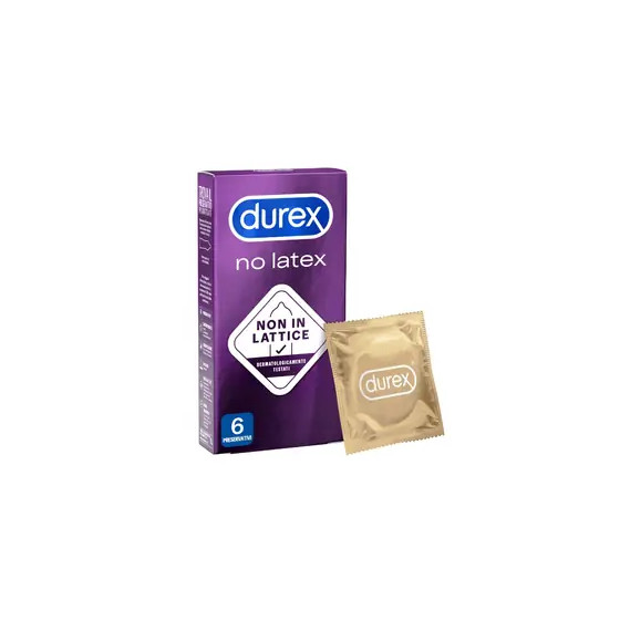 DUREX NO LATEX 6pz