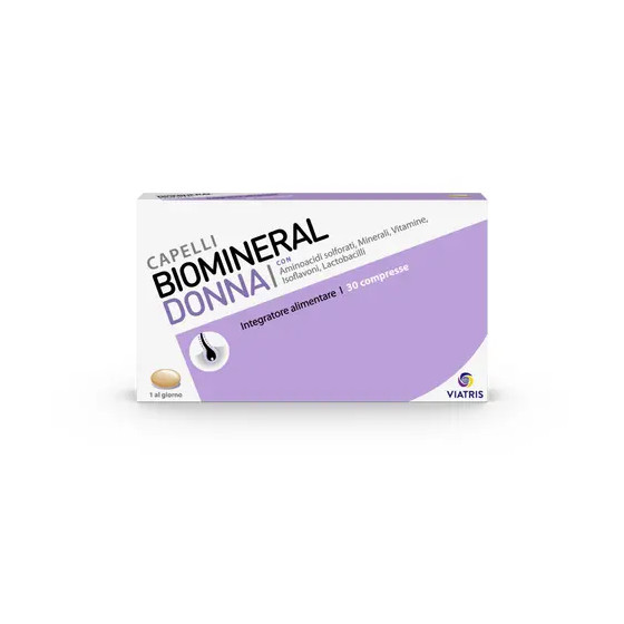 Biomineral Donna Integratore Per Capelli 30 Compresse