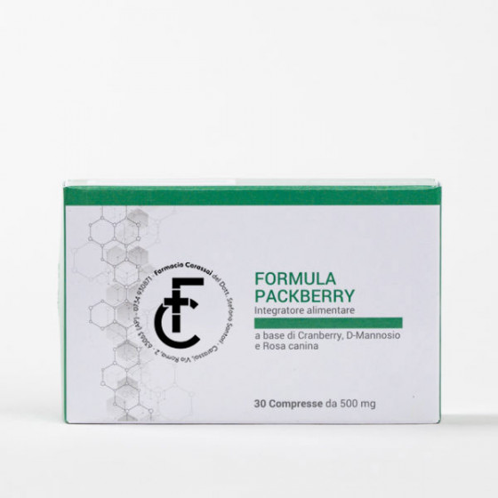 Formula Packberry 30 cpr da 500 mg – senza lattosio, senza glutine