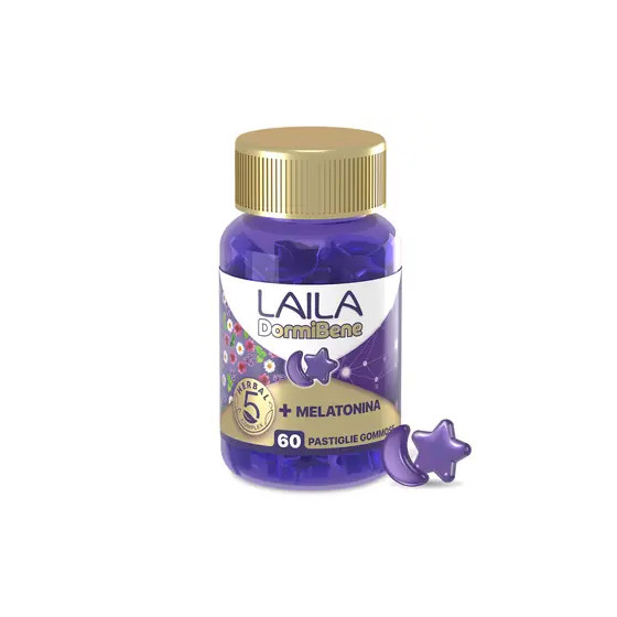 Laila Dormibene 3 g 60 Gommose Integratore per Insonnia