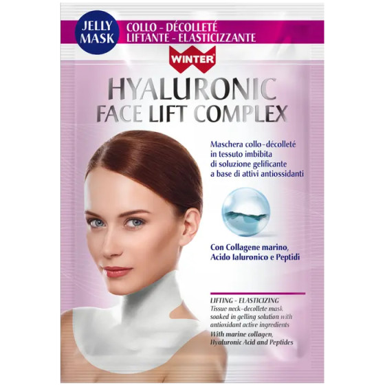 Winter Hyaluronic Face Lift Complex Jelly Mask Maschera Collo Décolleté